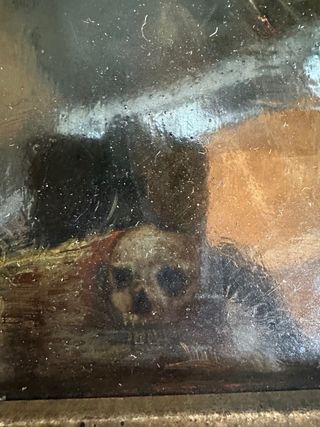 Pintura antigua cobre