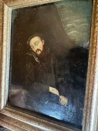 Pintura antigua cobre