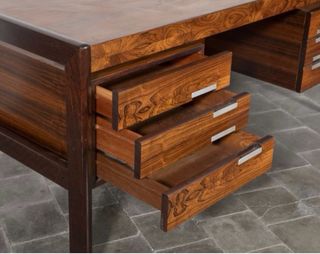 Escritorio Danés “Dyrlund”Palisandro - 1960