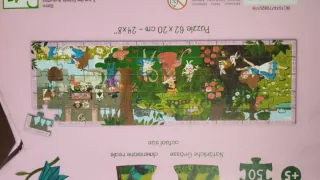 3 Puzzles Djeco: Gato, Vaca y Alicia