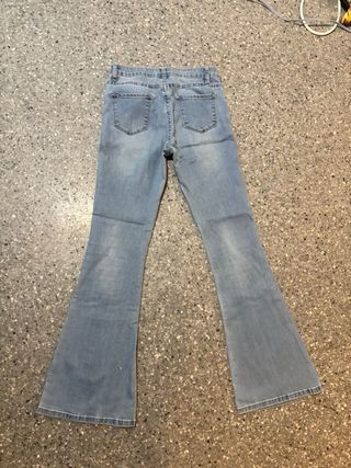 Pantalón campana azul