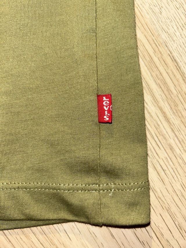 Camiseta Levis Caqui Talla S
