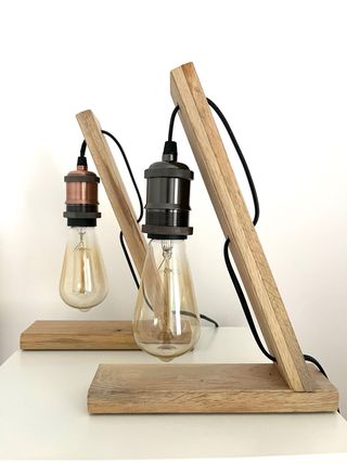 Lámpara de Mesa estilo Industrial-Nórdica