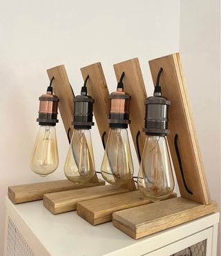 Lámpara de Mesa estilo Industrial-Nórdica