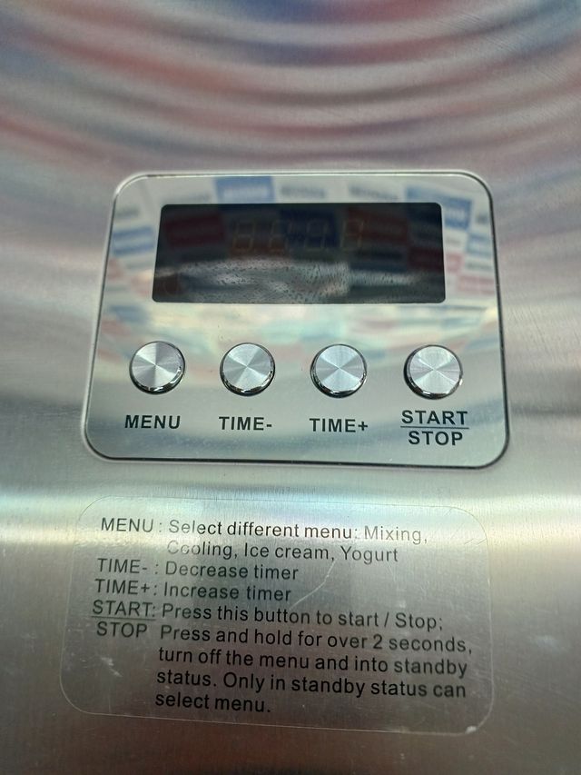 ✅ Heladora 1.5 L LED temporizador acciaio inossidabile Aobosi