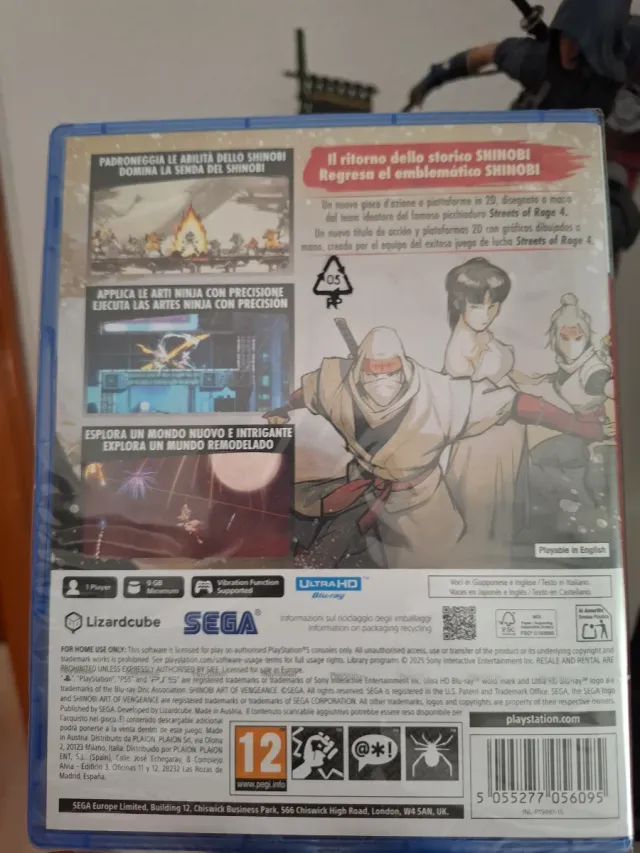Shinobi Art of Vengeance PS5 sigillato