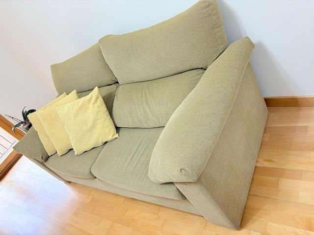 Sofá Cama Beige Tela