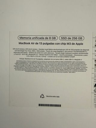 MacBook Air M3 13 Gris Espacial