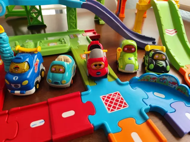 Garaje VTech TucTuc con rampas extra