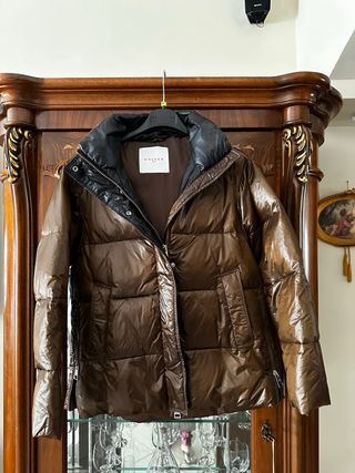 Piumino Gaelle Bronzo e Nero