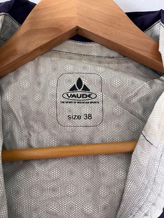 Chaqueta Vaude Windstopper Morada Mujer