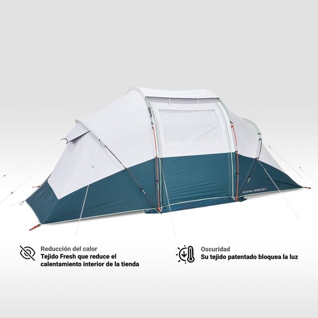 Tienda de campaña familiar 4 personas UPF50+ Arpenaz 4.2 F&B