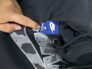 Sudadera Nike Negra Camuflaje