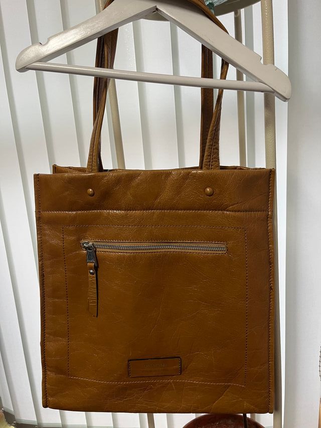 Bolso Dimoni Piel Mostaza