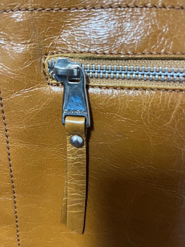 Bolso Dimoni Piel Mostaza