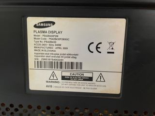 Televisor Samsung Plasma 42 + Cable HDMI