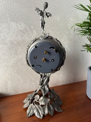 Orologio da tavolo Peter vintage peltro