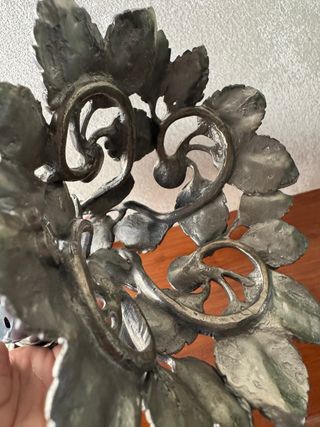 Orologio da tavolo Peter vintage peltro