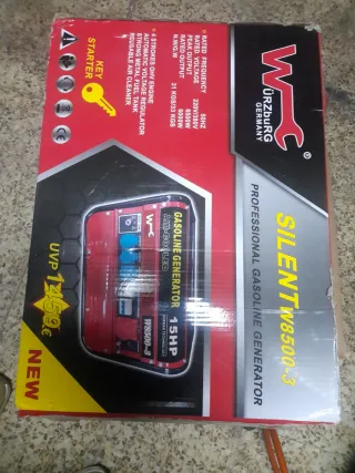 Generador gasolina WÜRZBURG W8500-3