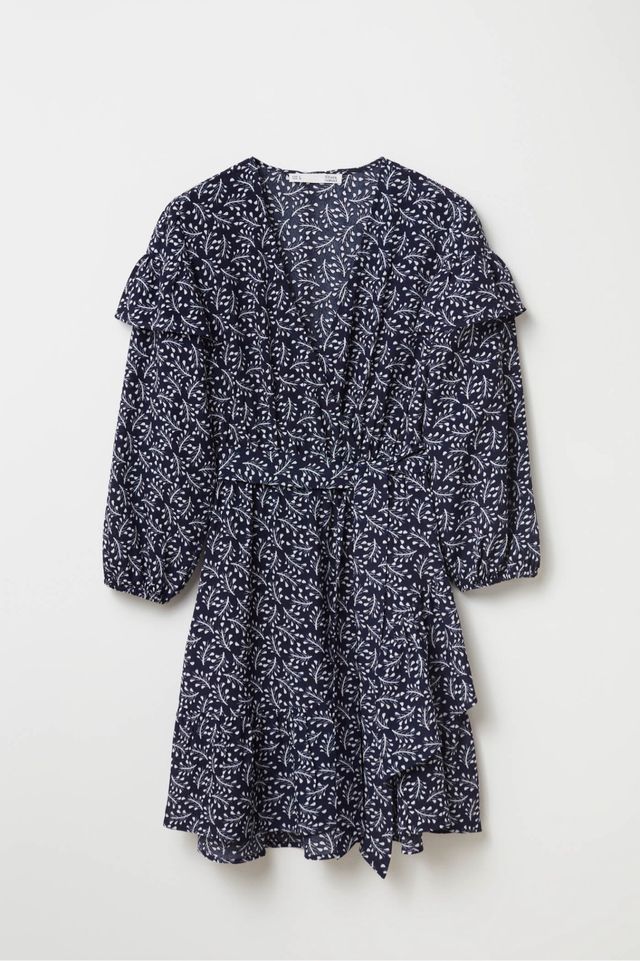 Vestido Sfera azul estampado