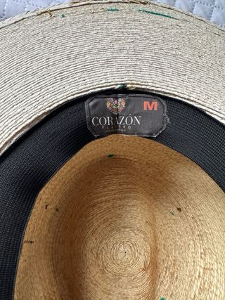 Sombrero Panamá Beige y Verde