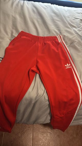 Pantalones Adidas Rojos