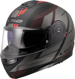 CASCO MOTO MODULAR FF908 STROBE CODE BLACK GREY