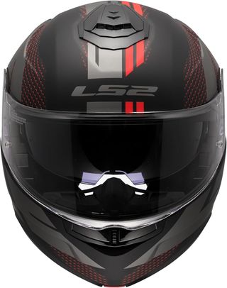 CASCO MOTO MODULAR FF908 STROBE CODE BLACK GREY