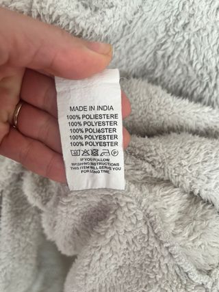 Giacca Pile Teddy Shearling Bianca/Panna