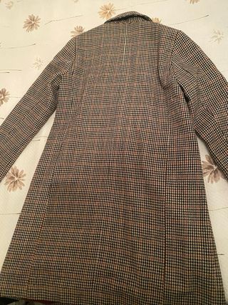 Abrigo largo de cuadros – New Look Petite