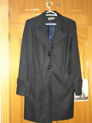 Abrigo de vestir negro