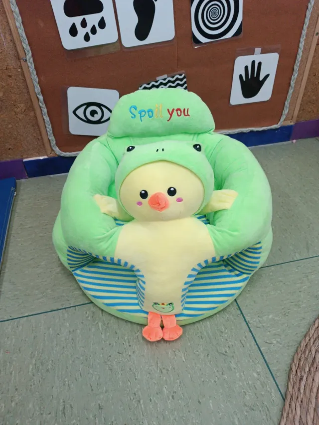 Asiento bebé peluche rana