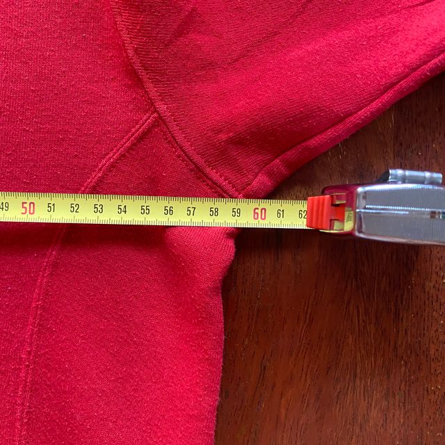 Sudadera Russell No Capucha Roja Vintage American