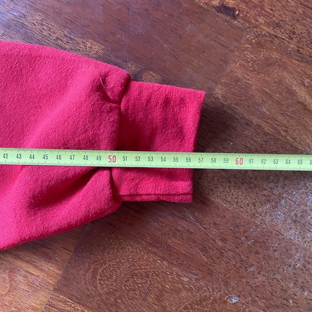 Sudadera Russell No Capucha Roja Vintage American