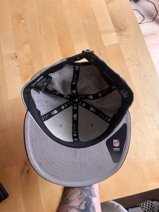 Gorra New Era SF Gris y Marrón piel