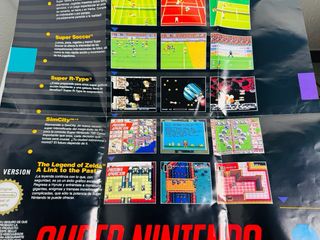 Póster Super Nintendo Entertainment System SNES