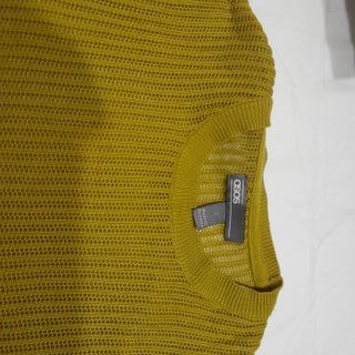 Jersey ASOS punto calado amarillo Talla S