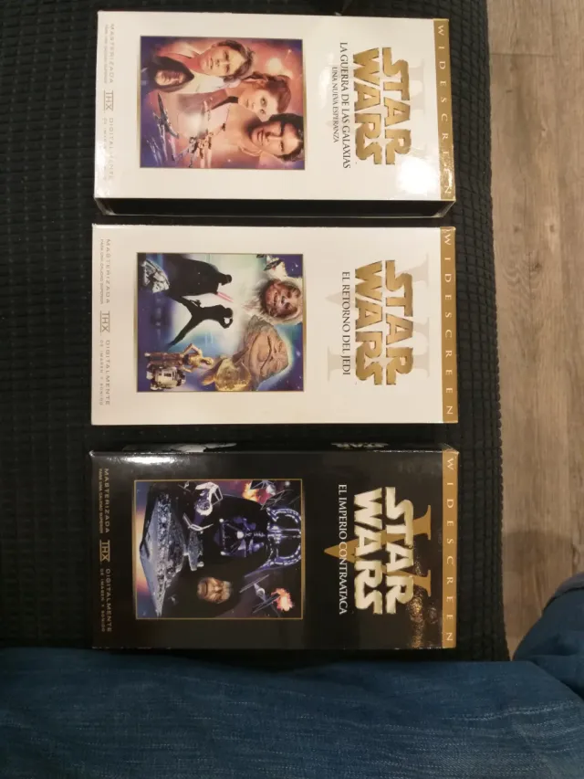 Pack Trilogía Star Wars VHS