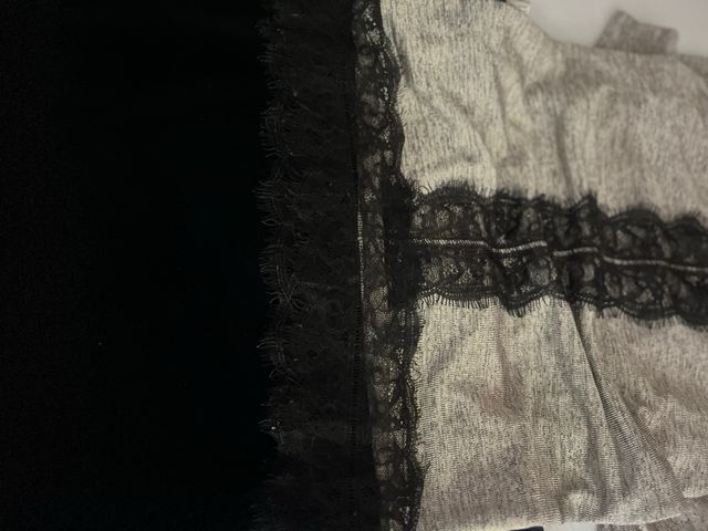 Falda Burberrys Terciopelo Negro Talla 48