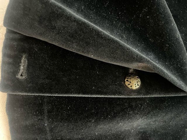 Falda Burberrys Terciopelo Negro Talla 48