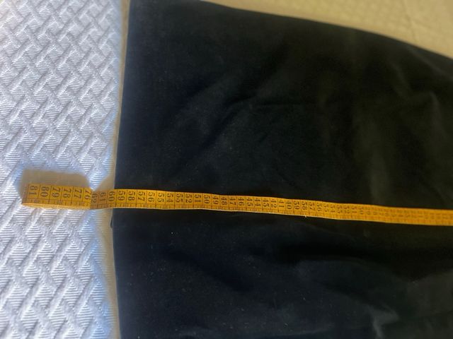 Falda Burberrys Terciopelo Negro Talla 48