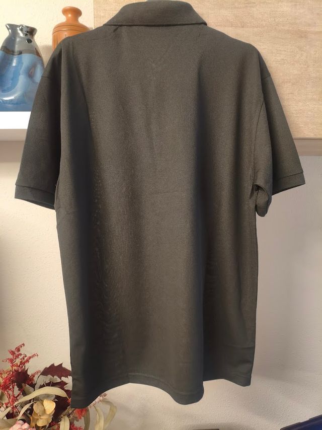 Polo Lacoste Negro Talla L