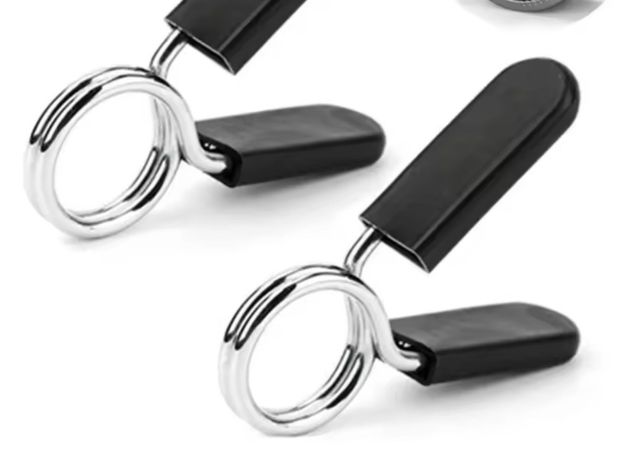 Barra Z para Pesas 120cm con cierres incluidos