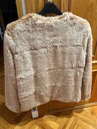 Abrigo pelo marron mujer
