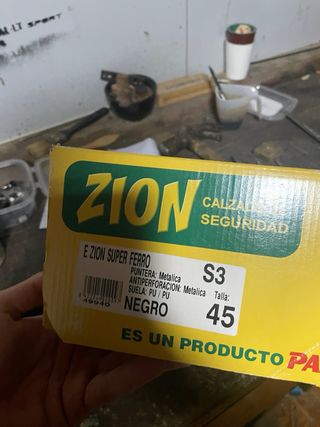 Zapatos de seguridad Zion negros
