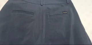 Pantalón ancho Calvin Klein azul mujer