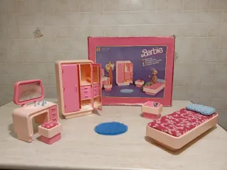 Barbie Camera da Letto 1978 e valigetta cosmetici