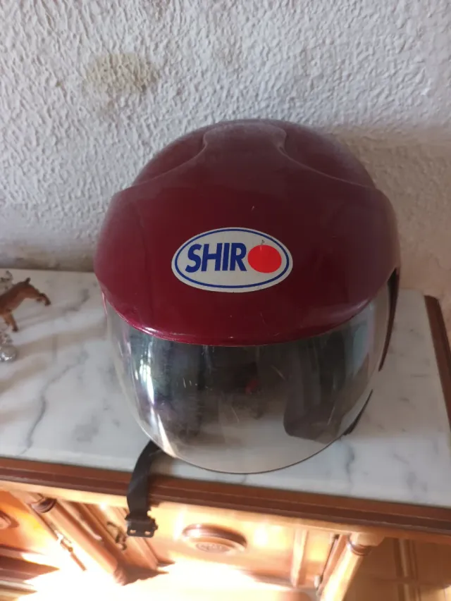 Casco de moto SHIRO rojo