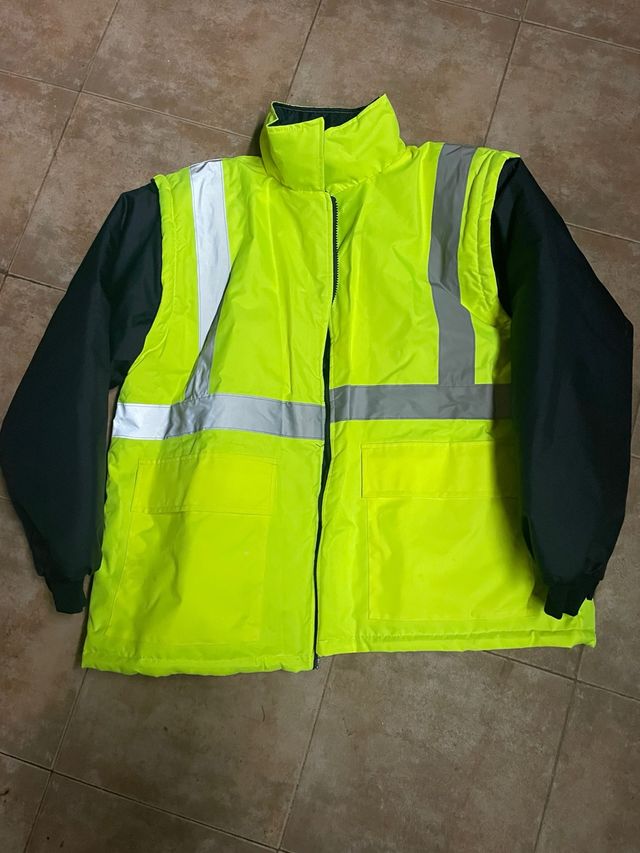 Abrigo de trabajo reflectante