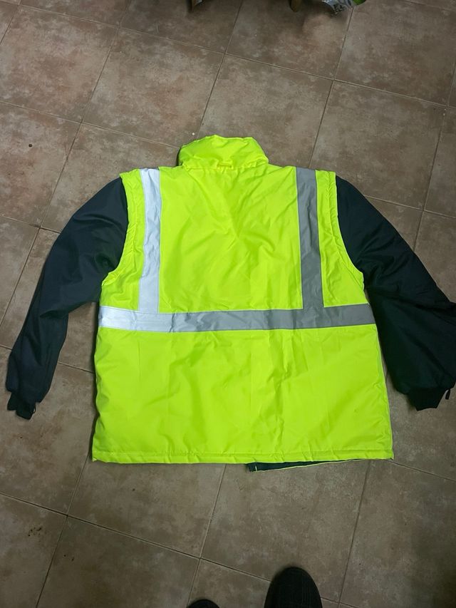 Abrigo de trabajo reflectante